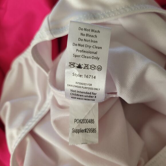 Weissman Hip Hop Dance Costume "Speed Drive" Style 16714 Hot Pink & Black Jacket - Picture 8 of 9